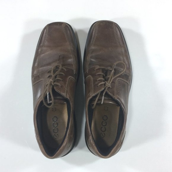 ECCO Helsinki Lace Up Oxfords EUR 45 US Men\'s Size 11 Brown Bicycle Toe main image 4
